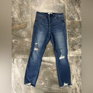 Abercrombie & Fitch the super skinny ankle high rise